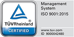 TUV Rheinland certified