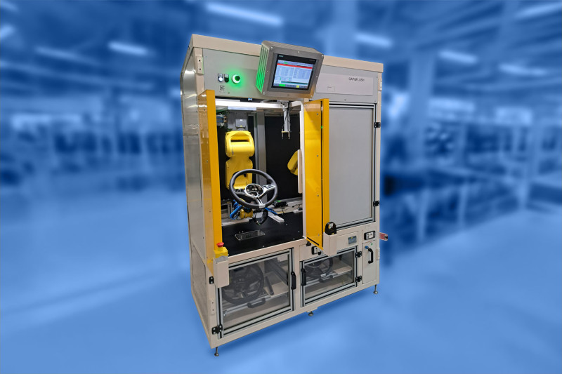 Instalație de măsurare fără contact a gap-ului și flush-ului